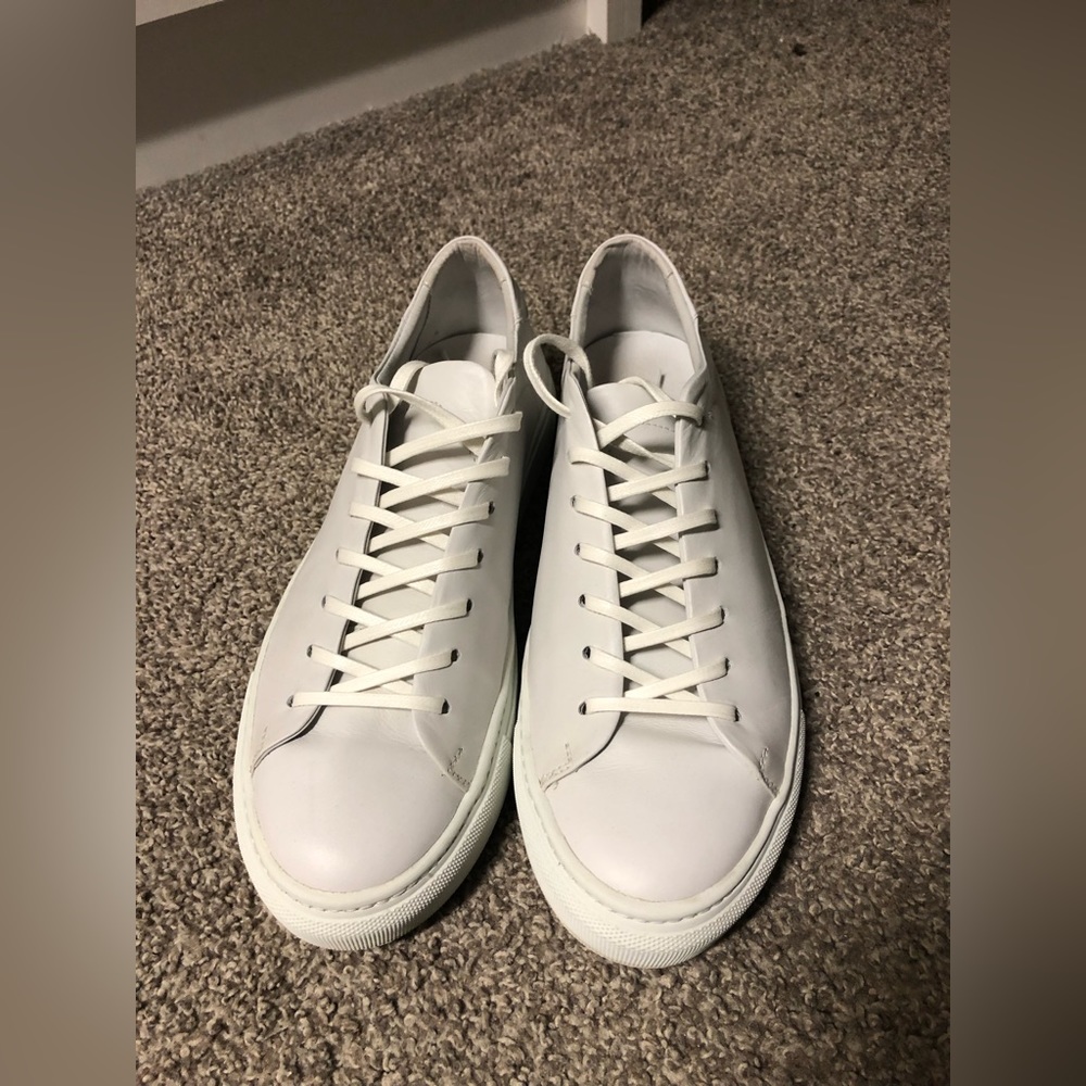 Beckett Simonon Reid white sneakers mens size 9.5